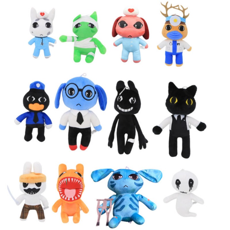 Home Decor Games - Horror Game Animal Hospital Plush Dolls,Soft