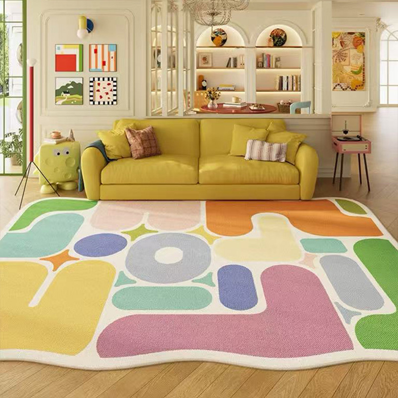 Home Decor Dopamine - Dopamine Color Rugs for Bedroom Fluffy