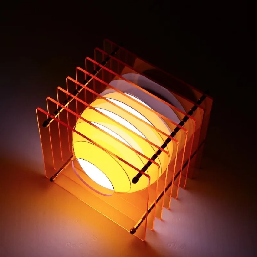Home Decor Gift - DIY Moon Lamp Acrylic Thousand Layer