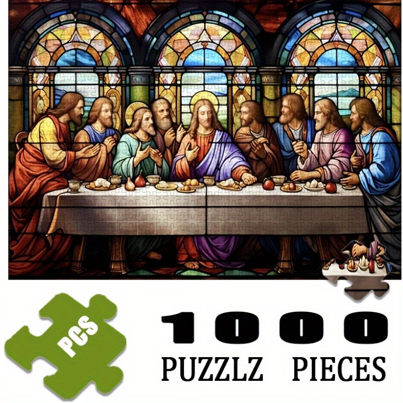 Home Decor Games - 1000pcs Religious Scene Last Supper Paper